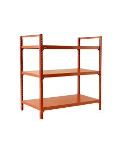 Alder Edge Desktop Shelving Unit - Terracotta (synthetic illustration; no displayed measurements)