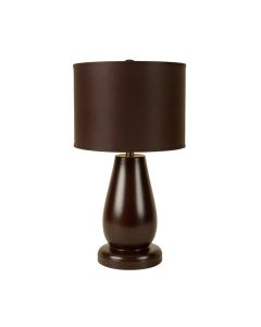 Coachella 23 '' Dark Brown Table Lamp (synthetic illustration; no displayed measurements)