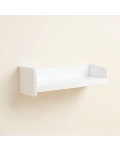 Field Bridge Wall-Mounted Shelf - White (synthetic illustration; no displayed measurements)