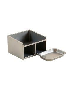 Moss Branch Empty Coffee-Station Organizer - Gray