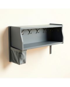 Birch Dale Wall-Mounted Entryway Organizer Shelf - Gray (synthetic illustration; no displayed measurements)