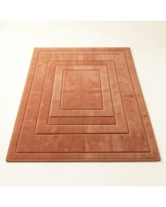 Elm Crest Rectangular Outdoor Rug - Terracotta (synthetic illustration; no displayed measurements)