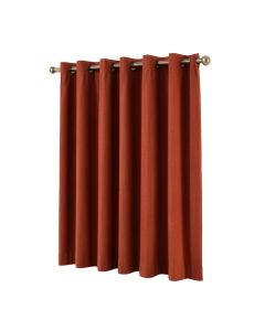 Magee Sateen Twill Solid Room Darkening Grommet Single Curtain Panel