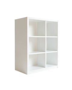 Stone Brook Freestanding Bookcase - White (synthetic illustration; no displayed measurements)