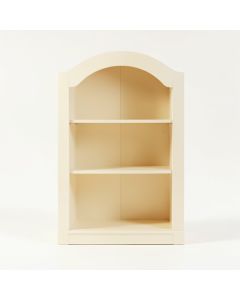 Lake Bend Freestanding Bookcase - Cream (synthetic illustration; no displayed measurements)
