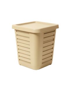 Alder Canyon Closed Garden Compost Bin - Beige