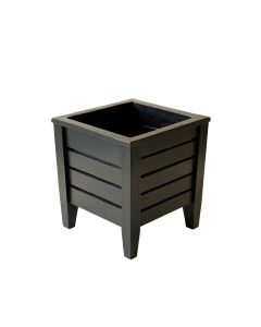 Holly Bluff Empty Raised Planter - Black