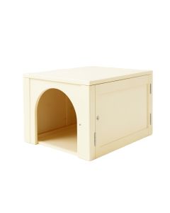 Moss Canyon Empty Furniture-Style Litter Enclosure - Ivory