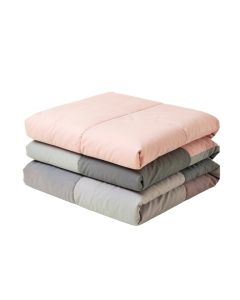 Pink And Grey Duvet Cover Set (synthetic illustration; no displayed measurements)