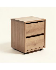 Born End Table With Storage (synthetic illustration; no displayed measurements)