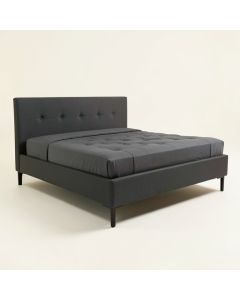 Hester Street Tufted Upholstered Low Profile Platform Bed (synthetic illustration; no displayed measurements)