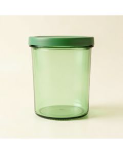 Laurel Arc Storage Canister With Lid - Green (synthetic illustration; no displayed measurements)