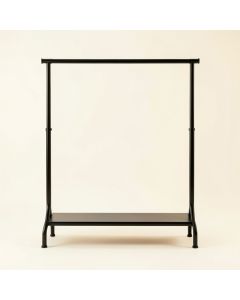 Alder Arc Empty Garment Rack (synthetic illustration; no displayed measurements)