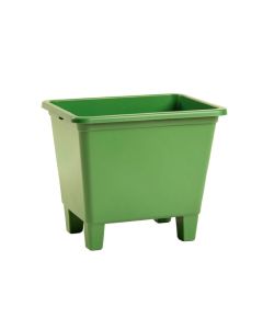 Clay Branch Empty Raised Planter - Green (synthetic illustration; no displayed measurements)