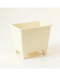 Flint Crest Empty Raised Planter - Cream (synthetic illustration; no displayed measurements)