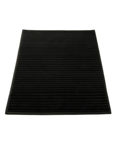 Slate Bluff Bath Mat - Black (synthetic illustration; no displayed measurements)