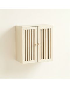 Ash Brook Wall-Mounted Laundry Cabinet - Ivory (synthetic illustration; no displayed measurements)
