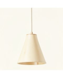 Laurel Bridge Pendant Light Suspended From One Plain Cable - Cream (synthetic illustration; no displayed measurements)