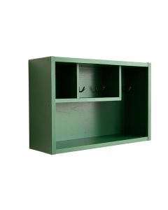 Dawn Bridge Wall-Mounted Entryway Organizer Shelf - Green