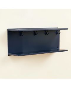 Wren Brook Wall-Mounted Entryway Organizer Shelf - Navy (synthetic illustration; no displayed measurements)