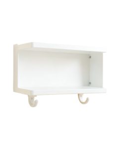 Linden Canyon Wall-Mounted Entryway Organizer Shelf - White (synthetic illustration; no displayed measurements)
