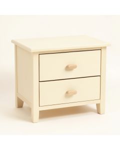 Oak Bend Nightstand - Cream (synthetic illustration; no displayed measurements)
