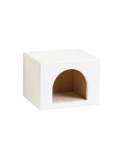 Maple Bridge Wall-Mounted Cat Perch - White