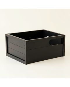 Rowan Crest Empty Furniture-Style Pet Crate - Black (synthetic illustration; no displayed measurements)