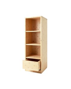 Birch Dell Narrow Cubby Tower - Beige