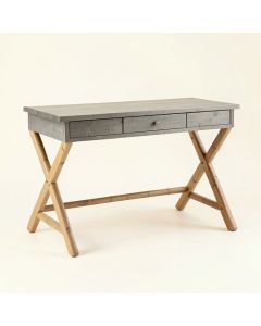 Slate Crossing Writing Desk - Gray (synthetic illustration; no displayed measurements)