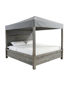 Locklear Low Profile Canopy Bed (synthetic illustration; no displayed measurements)