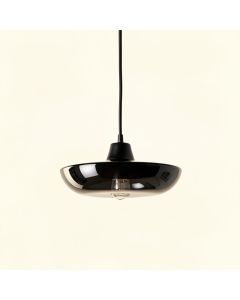 Ridge Canyon Pendant Light Suspended From One Plain Cable - Black (synthetic illustration; no displayed measurements)
