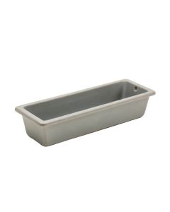 Lake Brook Empty Railing Planter With Integral Brackets - Gray (synthetic illustration; no displayed measurements)
