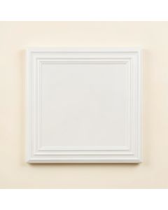 Moss Crest Uninstalled Square Decorative Tile - White (synthetic illustration; no displayed measurements)