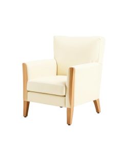 Waldschmidt 33.5 '' Wide Polyester Wingback Chair (synthetic illustration; no displayed measurements)