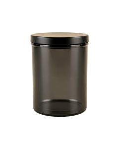 Sage Canyon Storage Canister With Lid - Black (synthetic illustration; no displayed measurements)