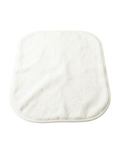 Birch Edge Bath Mat - White (synthetic illustration; no displayed measurements)