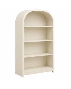 Oak Bridge Freestanding Bookcase - Cream