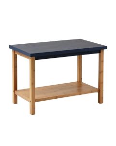 Linden Canyon Empty Workshop Workbench - Navy (synthetic illustration; no displayed measurements)