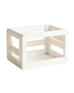 River Bluff Empty Furniture-Style Pet Crate - White