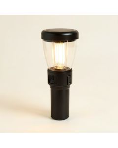 Solar Powered Flickering Led Torch Light (synthetic illustration; no displayed measurements)