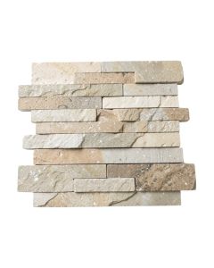 12 '' X 12 '' Travertine Stacked Stone Mosaic Tile