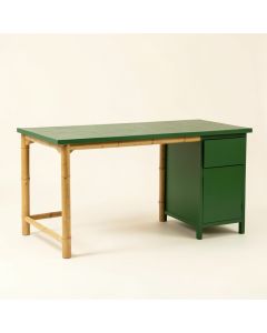 Olive Bridge Empty Workshop Workbench - Green (synthetic illustration; no displayed measurements)