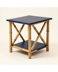 Harbor Edge Side Table - Navy (synthetic illustration; no displayed measurements)