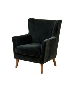 31.1 '' Wide Velvet Wingback Chair