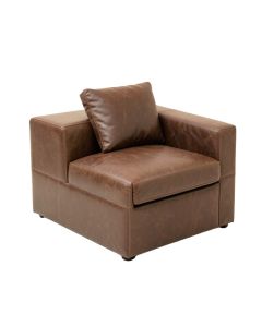 Connie 58 '' Vegan Leather Square Arm Loveseat