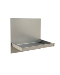 Ash Brook Empty Wall-Mounted Tool Organizer Panel - Gray (synthetic illustration; no displayed measurements)