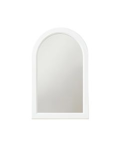 Hill Crest Framed Wall Mirror - White