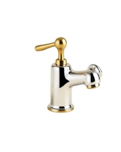 Vintage Mini Widespread Bathroom Faucet (synthetic illustration; no displayed measurements)