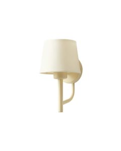 Ridge Crossing Wall Sconce Mounted On A Plain Wall - Cream